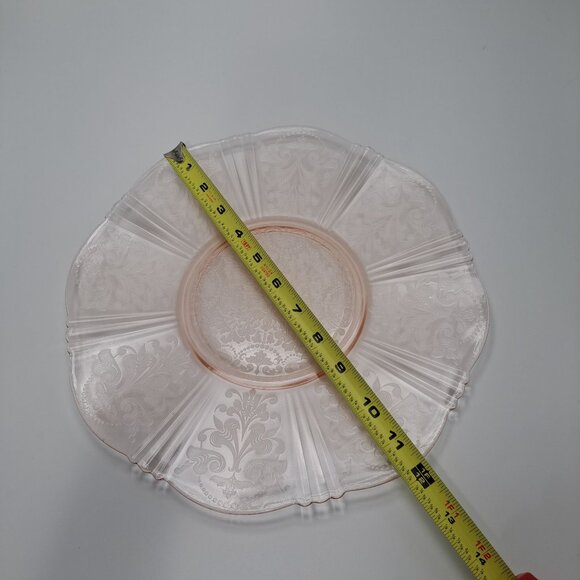 Macbeth Evans Pink Depression Glass American Sweetheart Dinner Plate - Picture 3 of 9
